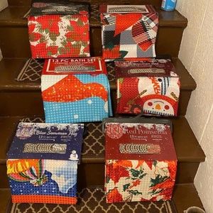 Christmas Bathroom Curtains